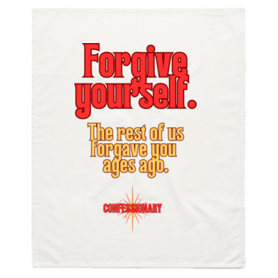 Forgive yourself tea towel Thumbnail